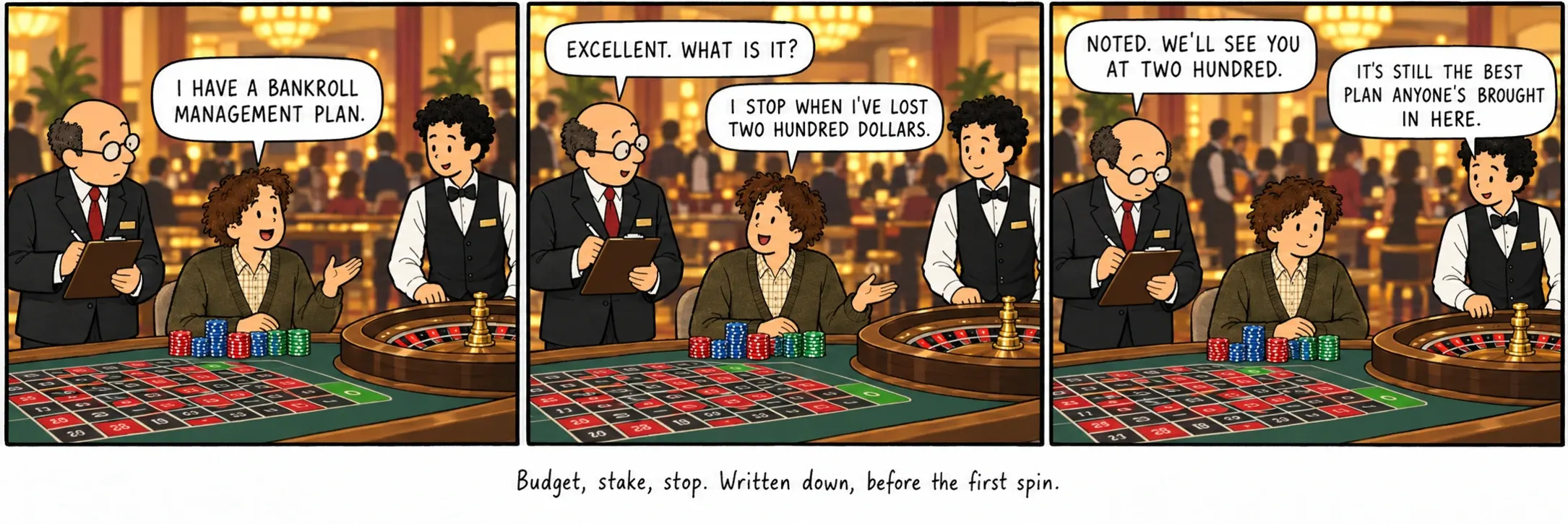 Budget, posta, stop. Scritti prima del primo giro.
